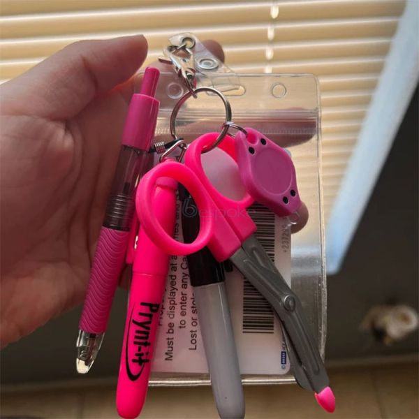 Badge Reel Accessories with Mini Trauma Shears, Permanent Marker,  Highlighter